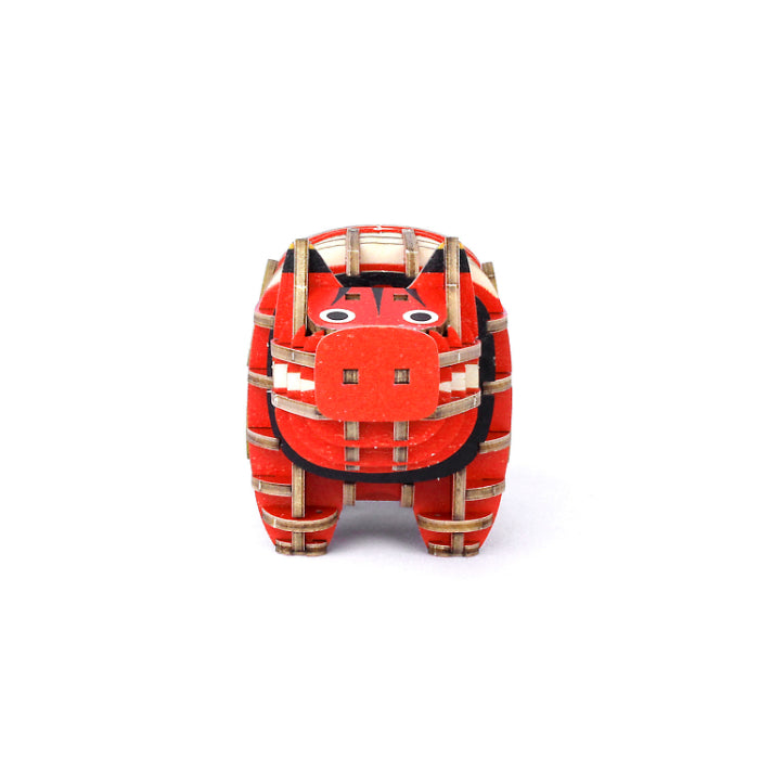 Wooden Art ki-gu-mi 赤べこ