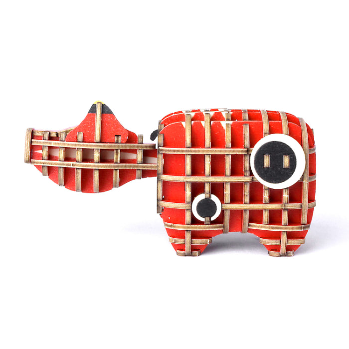 Wooden Art ki-gu-mi 赤べこ