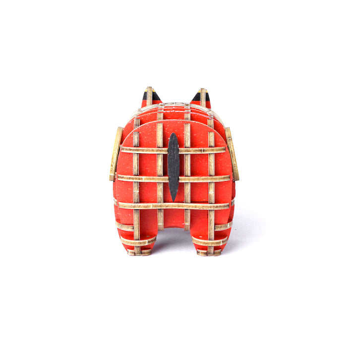 Wooden Art ki-gu-mi 赤べこ