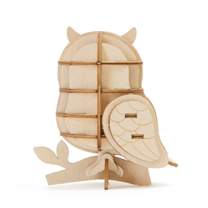 Wooden Art ki-gu-mi フクロウ