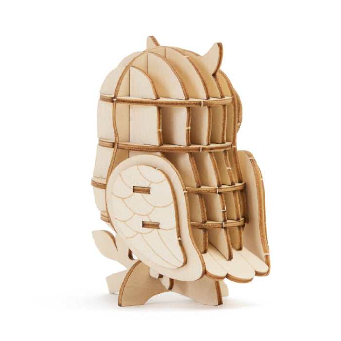 Wooden Art ki-gu-mi フクロウ