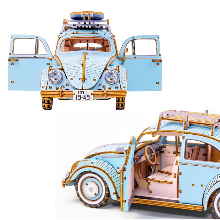 ki-gu-mi Vintage VW ビートル(タイプ1)1949年式 ブルー