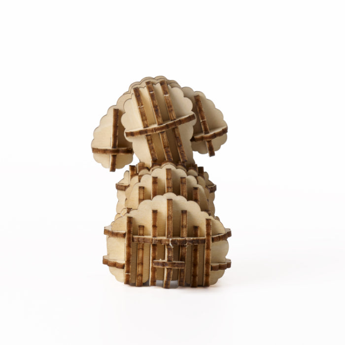 Wooden Art ki-gu-mi トイプードル