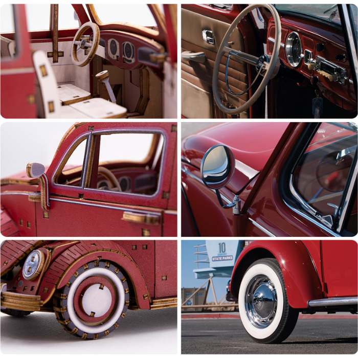 ki-gu-mi Vintage VW ビートル(タイプ1)1949年式 レッド