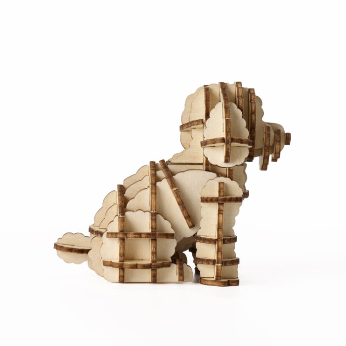 Wooden Art ki-gu-mi トイプードル