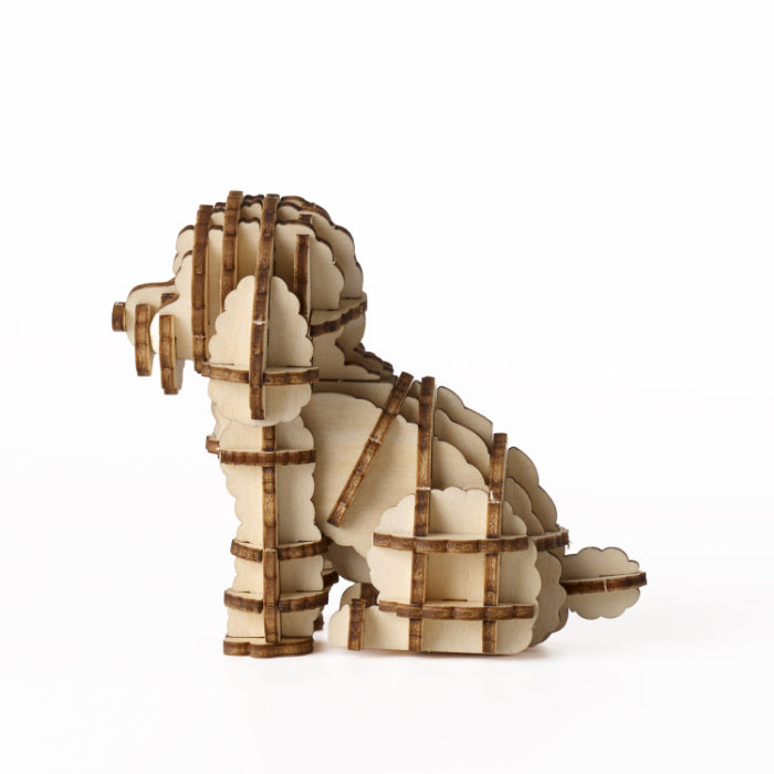 Wooden Art ki-gu-mi トイプードル