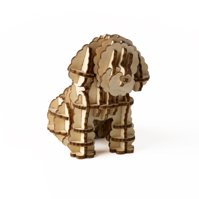 Wooden Art ki-gu-mi トイプードル