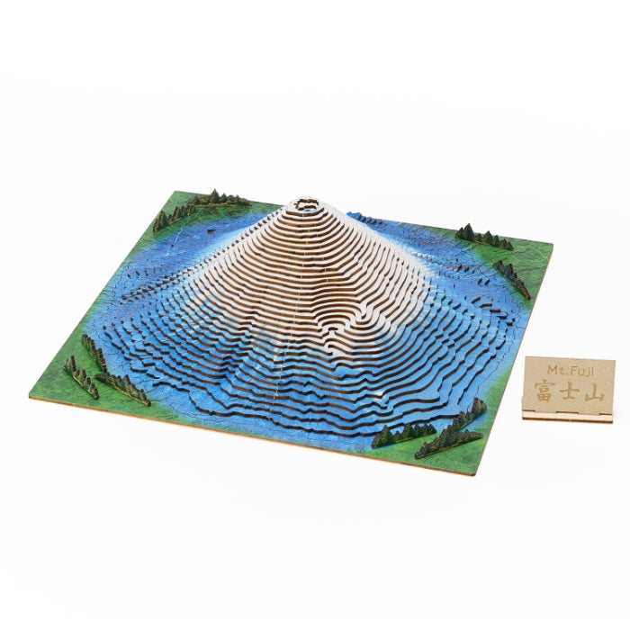 Wooden Art ki-gu-mi 富士山