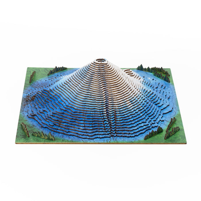 Wooden Art ki-gu-mi 富士山