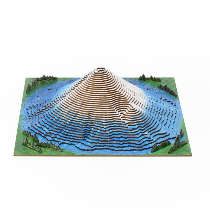 Wooden Art ki-gu-mi 富士山