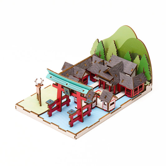Wooden Art ki-gu-mi 日本の情景 嚴島神社