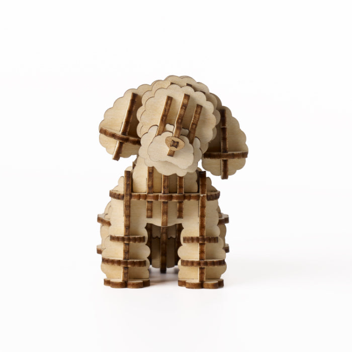 Wooden Art ki-gu-mi トイプードル