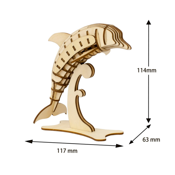 Wooden Art ki-gu-mi イルカ