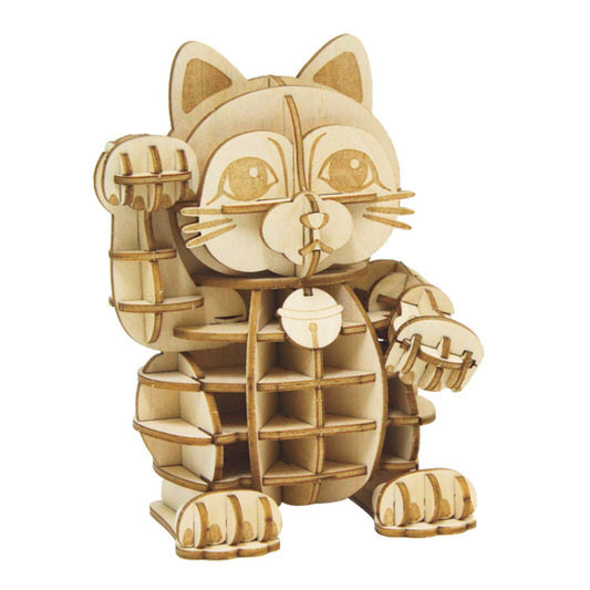 Wooden Art ki-gu-mi 招き猫