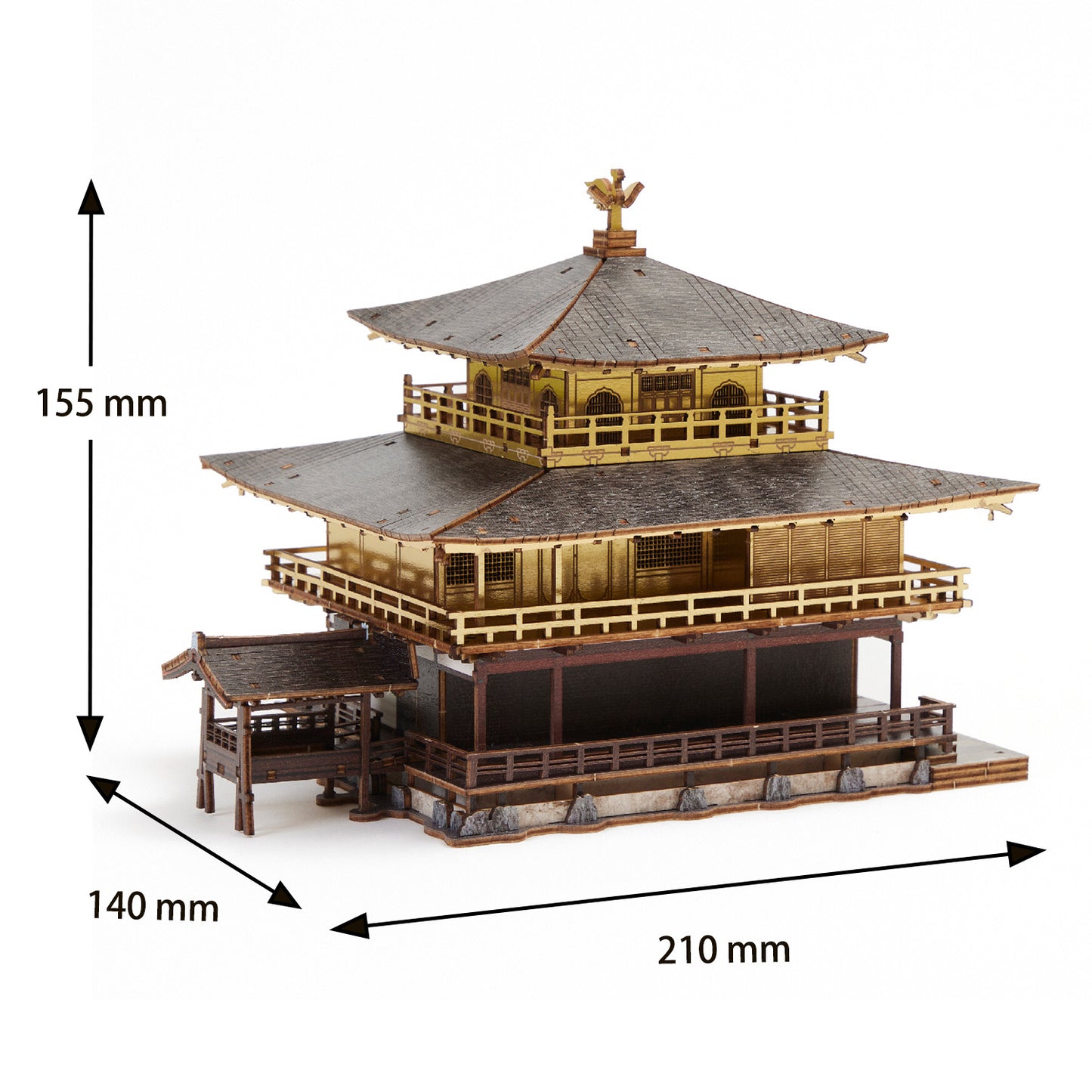 Wooden Art ki-gu-mi 金閣寺 カラー Ver.