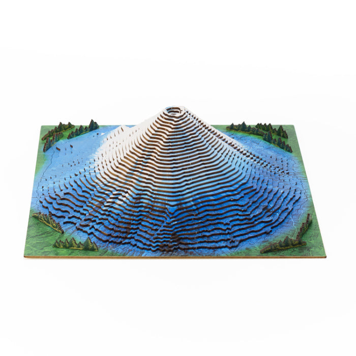 Wooden Art ki-gu-mi 富士山