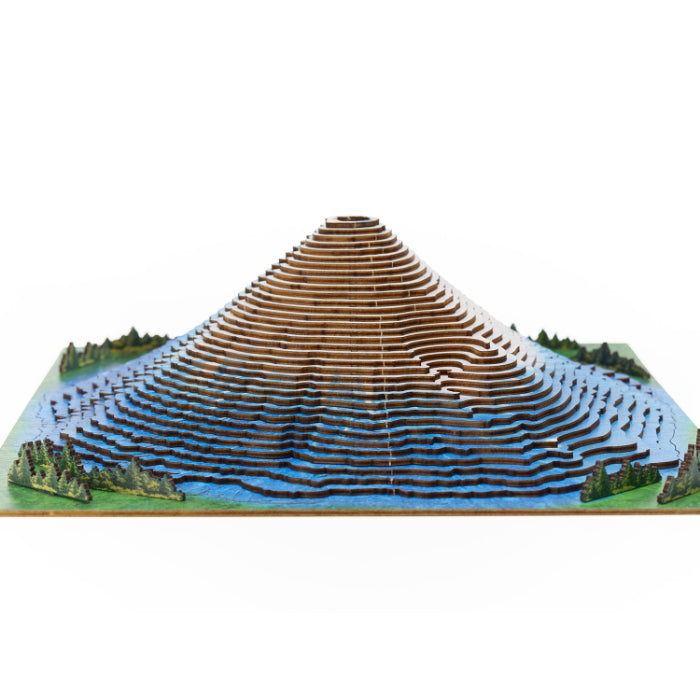 Wooden Art ki-gu-mi 富士山