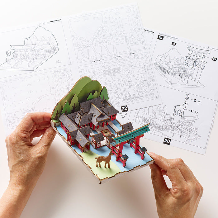 Wooden Art ki-gu-mi 日本の情景 嚴島神社