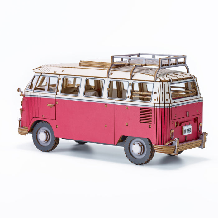 ki-gu-mi VINTAGE フォルクスワーゲン (T1) キャンパーバン ki-gu-mi Vintage VW タイプ2 (T1) キャンパーバン レッド – 多組