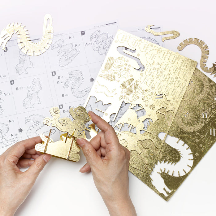 Wooden Art ki-gu-mi 昇り龍 カラーVer.